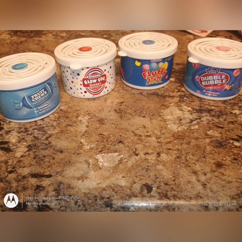 Assorted Scented Air Fresheners Car House Air Fresheners Fun '90s Food Candy